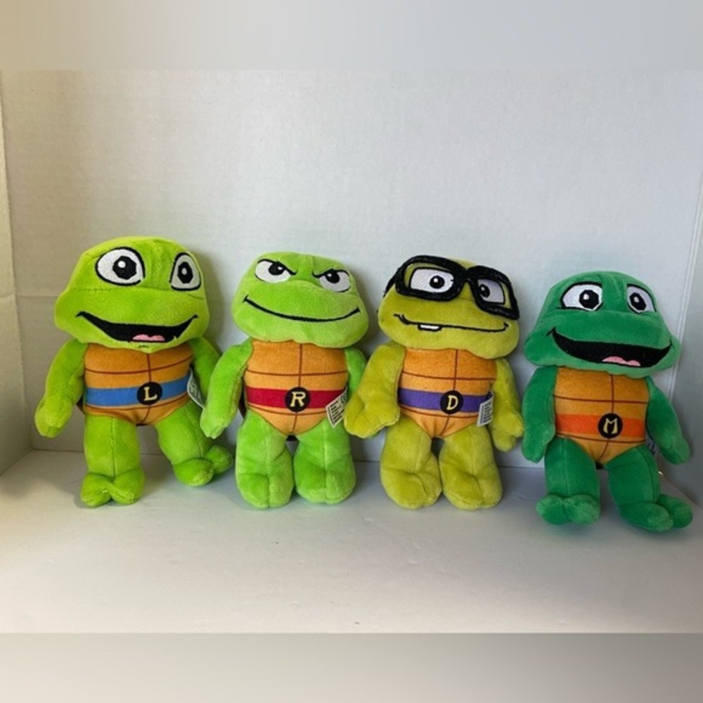 TMNT Mayhem Teenage Mutant Ninja Turtles Plushies 2023 Set of 4